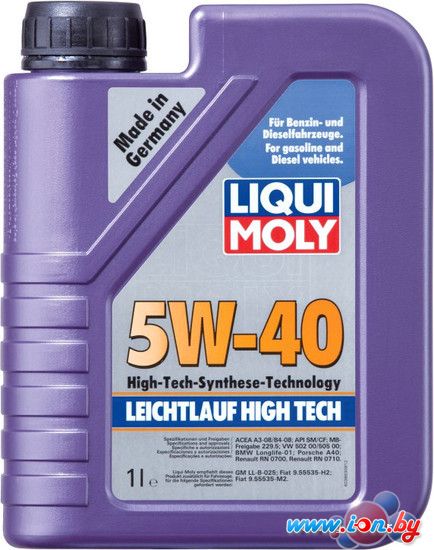 Моторное масло Liqui Moly Leichtlauf High Tech 5W-40 1л в Минске