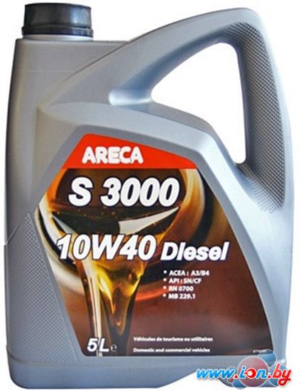 Моторное масло Areca S3000 10W-40 Diesel 5л [12202] в Могилёве