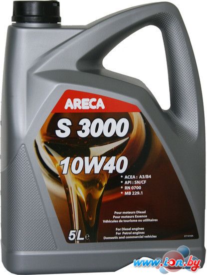 Моторное масло Areca S3000 10W-40 5л [12102] в Могилёве