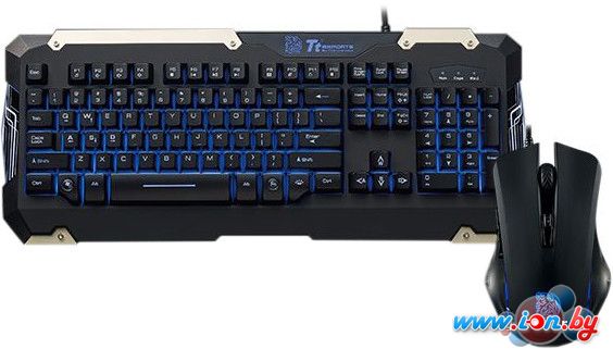 Мышь + клавиатура Thermaltake Commander Gaming Gear Combo [KB-CMC-PLBLRU-01] в Витебске