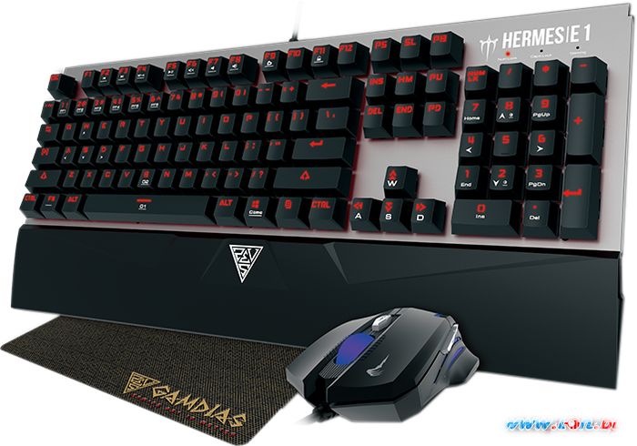 Мышь + клавиатура Gamdias Hermes E1+Demeter E2+Nyx E1 в Гомеле