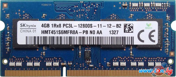 Оперативная память Hynix 4GB DDR3 SODIMM PC3-12800 HMT451S6MFR8A-PB в Могилёве