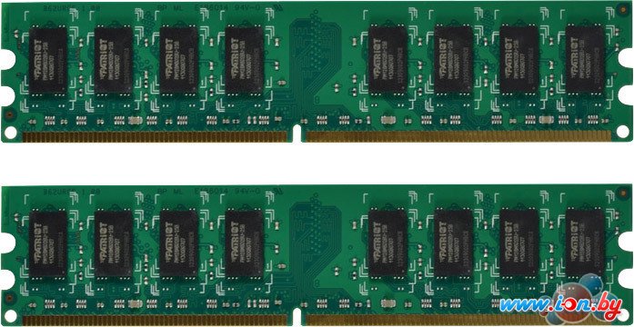 Оперативная память Patriot Signature 2x2GB KIT DDR2 PC2-6400 (PSD24G800K) в Могилёве