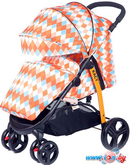 Детская коляска Babyhit Racy (оранжевые ромбы) в Гомеле