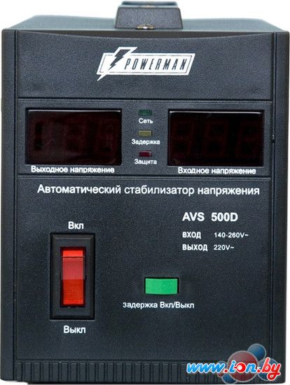 Стабилизатор напряжения Powerman AVS 500D Black в Витебске