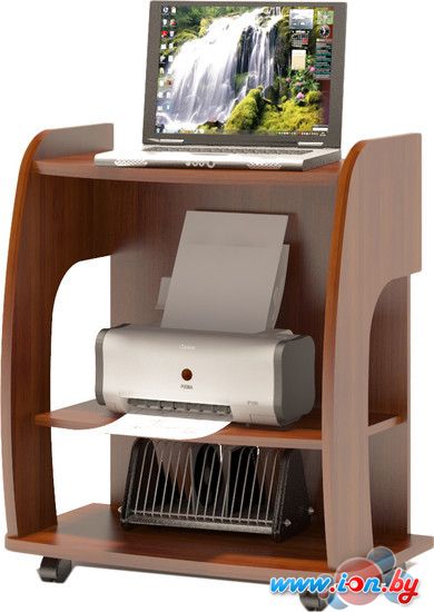 Компьютерный стол Сокол КСТ-103 без полки для клавиатуры (испанский орех) в Бресте