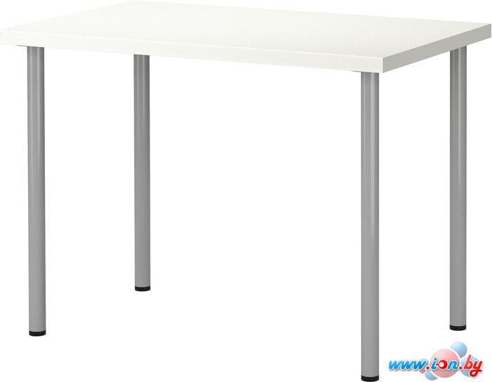 Письменный стол Ikea Линнмон/Адильс (белый/серебристый) [192.472.47] в Бресте