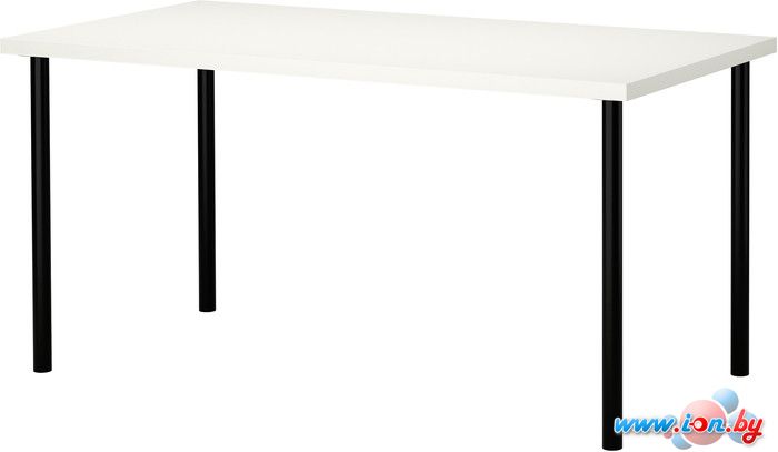 Письменный стол Ikea Линнмон/Адильс (белый/черный) [192.468.08] в Витебске