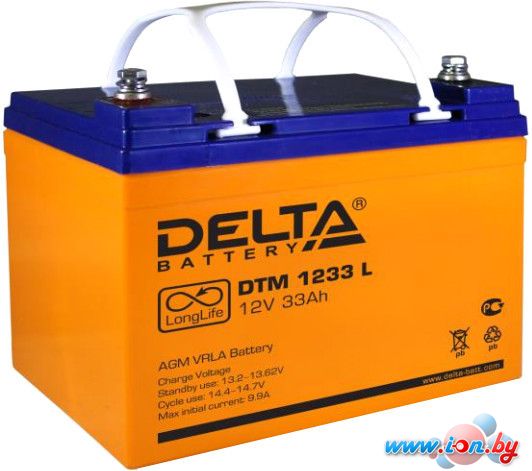 Аккумулятор для ИБП Delta DTM 1233 L (12В/33 А·ч) в Могилёве