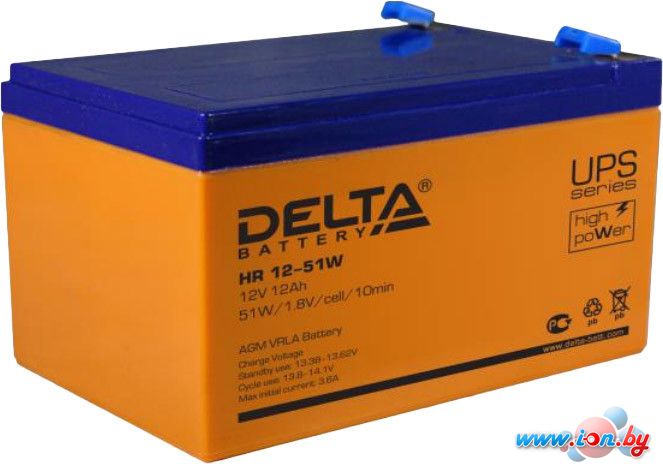 Аккумулятор для ИБП Delta HR 12-51W (12В/12 А·ч) в Гомеле