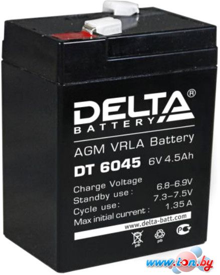 Аккумулятор для ИБП Delta DT 6045 (6В/4.5 А·ч) в Минске