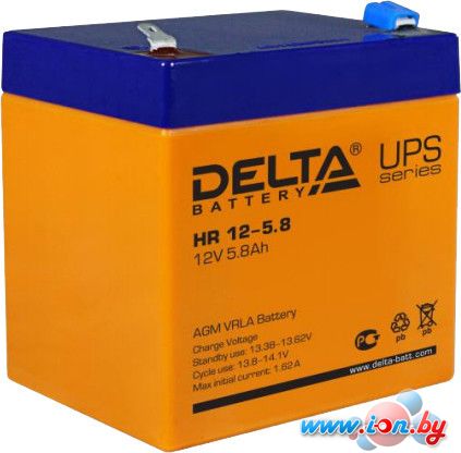 Аккумулятор для ИБП Delta HR 12-5.8 (12В/5.8 А·ч) в Бресте