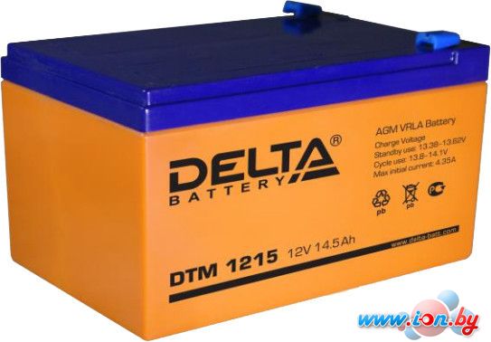 Аккумулятор для ИБП Delta DTM 1215 (12В/14.6 А·ч) в Витебске