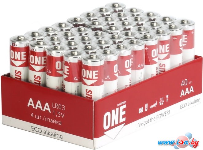 Батарейки SmartBuy One AAA 40шт. LR03 в Гродно
