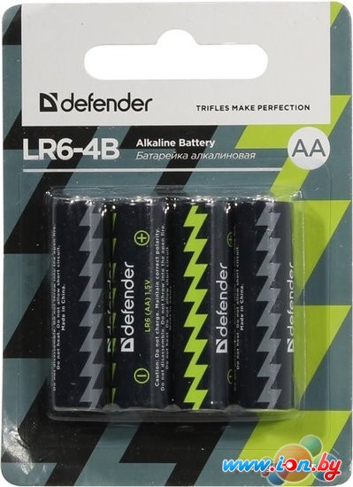 Батарейки Defender AA 4 шт [56012] в Бресте