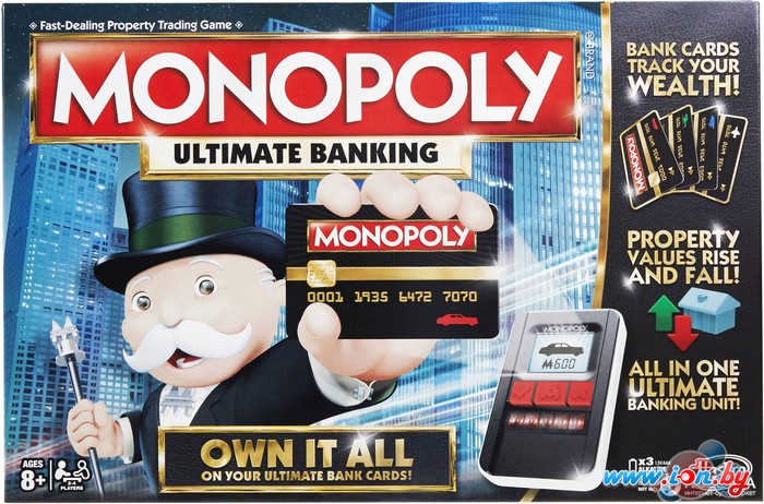 Настольная игра Hasbro Монополия. Банк без границ в Могилёве