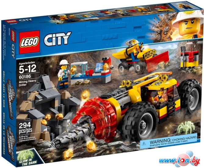 Конструктор LEGO City 60186 Тяжелый бур для горных работ в Витебске