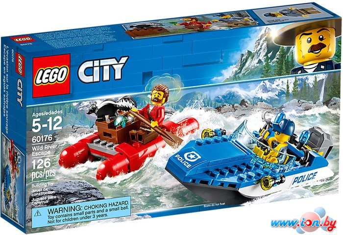 Конструктор LEGO City 60176 Погоня по горной реке в Витебске