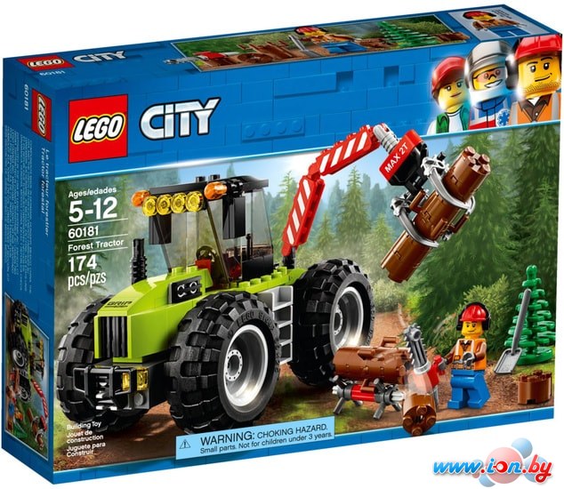 Конструктор LEGO City 60181 Лесной трактор в Могилёве