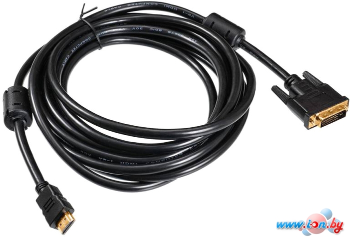 Кабель Buro HDMI-19M-DVI-D-5M в Минске