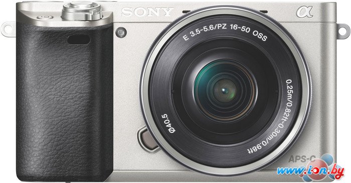 Фотоаппарат Sony Alpha a6000 Double Kit 16-50mm + 55-210mm (серебристый) в Бресте