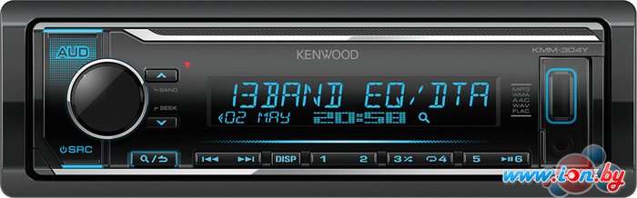 USB-магнитола Kenwood KMM-304Y в Бресте