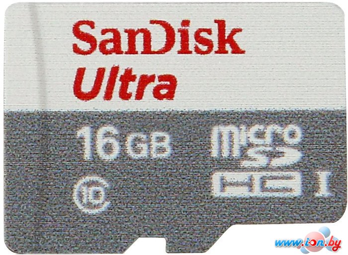 Карта памяти SanDisk Ultra microSDHC Class 10 UHS-I 16GB в Бресте