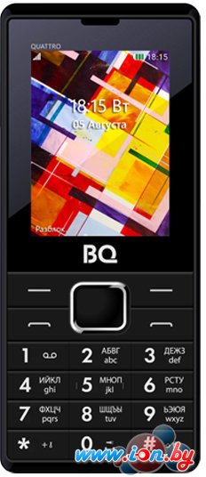 Мобильный телефон BQ-Mobile Quattro (черный) [BQ-2412] в Минске