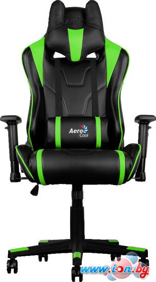 Кресло AeroCool AC220 (черный/зеленый) в Бресте