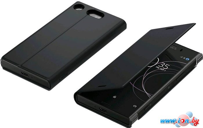 Чехол Sony SCSG60 для Xperia XZ1 Compact (черный) в Бресте