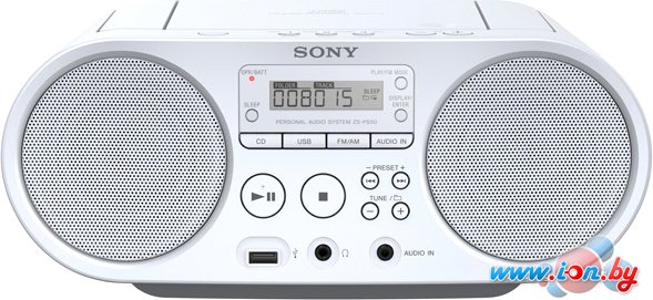 Портативная аудиосистема Sony ZS-PS50 (белый) в Могилёве