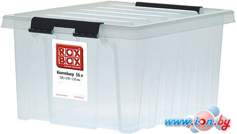 Ящик для инструментов Rox Box 36 литров (прозрачный) в Могилёве