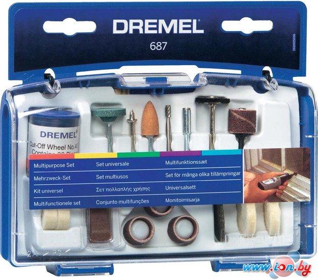 Набор оснастки Dremel 687 52 предмета [26150687JA] в Могилёве