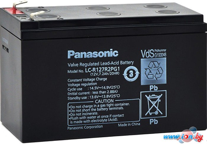 Аккумулятор для ИБП Panasonic LC-R127R2PG1 (12В/7.2 А·ч) в Витебске