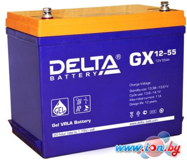 Аккумулятор для ИБП Delta GX 12-55 (12В/55 А·ч) в Бресте