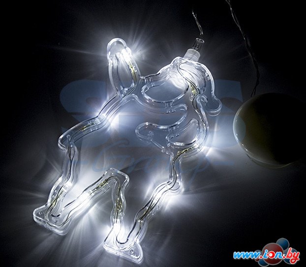 3D-фигура Neon-night Санта Клаус на присоске с подвесом [501-018] в Бресте