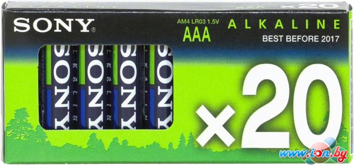 Батарейки Sony AAA 20 шт. AM4-M20X в Гомеле