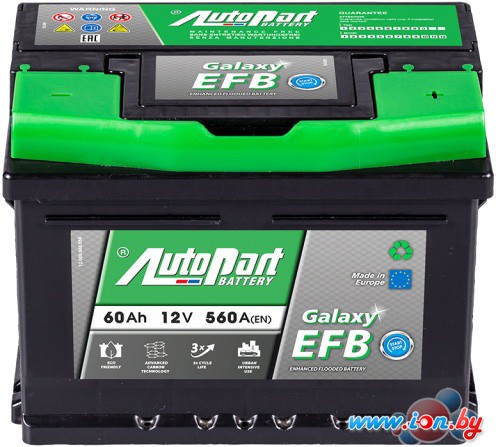 Автомобильный аккумулятор AutoPart EFB600 560-280 (60 А·ч) в Бресте