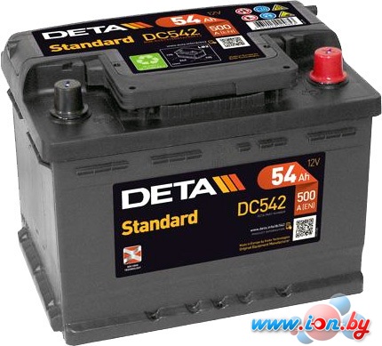 Автомобильный аккумулятор DETA Standart DC542 (54 А·ч) в Могилёве
