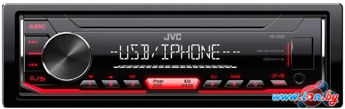 USB-магнитола JVC KD-X252 в Витебске