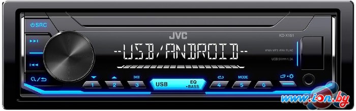 USB-магнитола JVC KD-X151 в Витебске