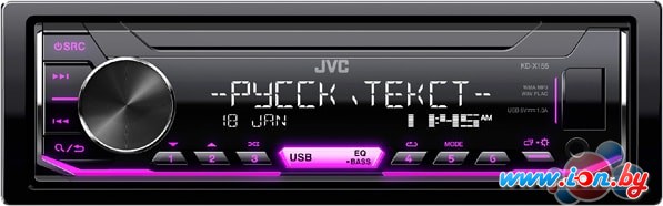 USB-магнитола JVC KD-X155 в Бресте