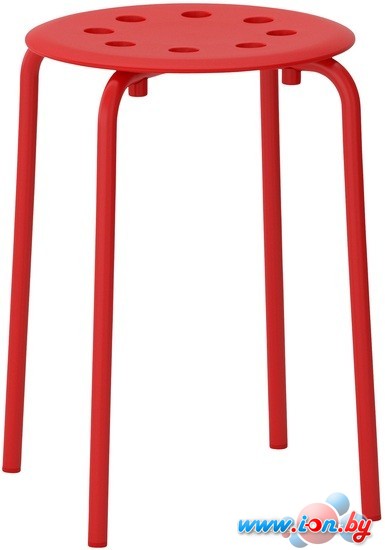 Табурет Ikea Мариус (красный) 803.609.27 в Гомеле