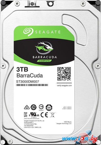 Жесткий диск Seagate BarraCuda 3TB ST3000DM007 в Гомеле