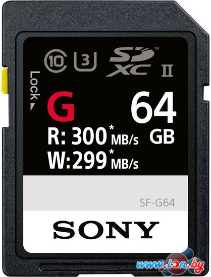 Карта памяти Sony SDXC SF-G Series UHS-II 64GB в Могилёве