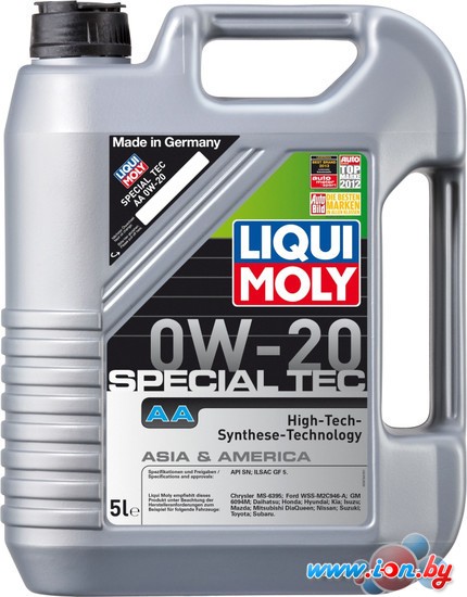 Моторное масло Liqui Moly Special Tec AA 0W-20 5л в Могилёве