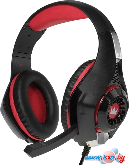 Наушники с микрофоном CrownMicro CMGH-102T USB (черный) в Могилёве