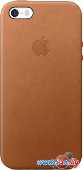 Чехол Apple Leather Case для iPhone SE Saddle Brown [MNYW2] в Минске