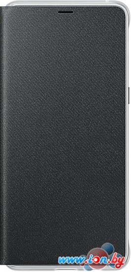 Чехол Samsung Neon Flip Cover для Galaxy A8+ (черный) в Гродно