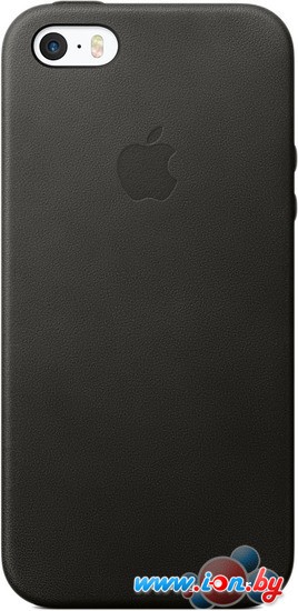 Чехол Apple Leather Case для iPhone SE Black [MMHH2ZM/A] в Бресте